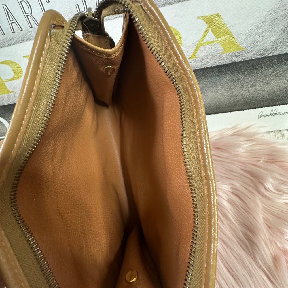 Celine Macadam Brown Monogram Chain Shoulder Bag - Picture 8 of 14